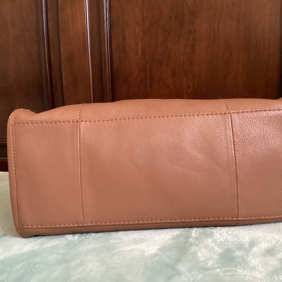 Tory Burch Leather Satchel Brown - Picture 8 of 11